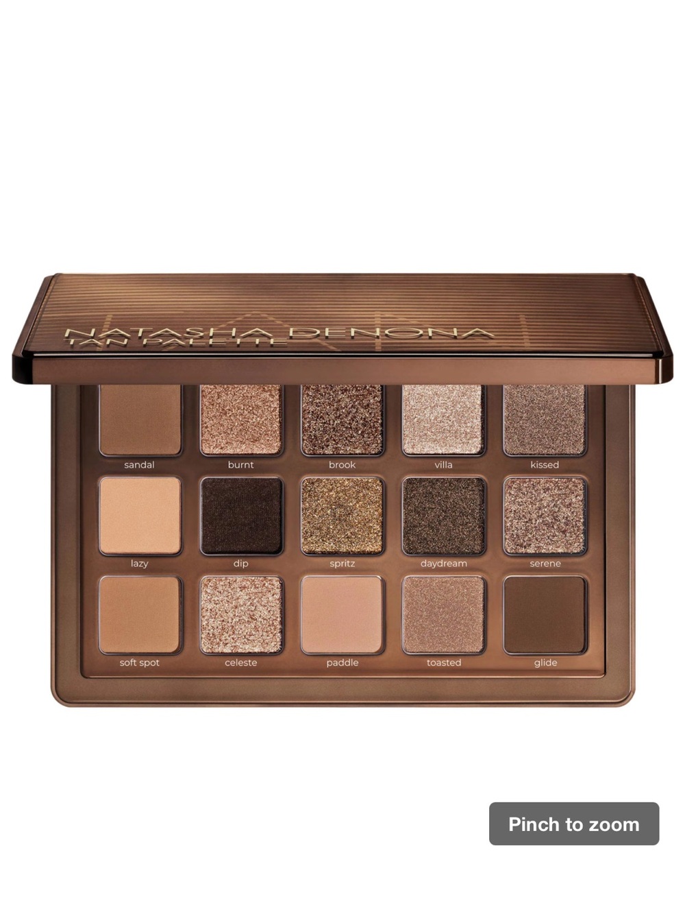 Natasha Denona Tan Eyeshadow Pallete